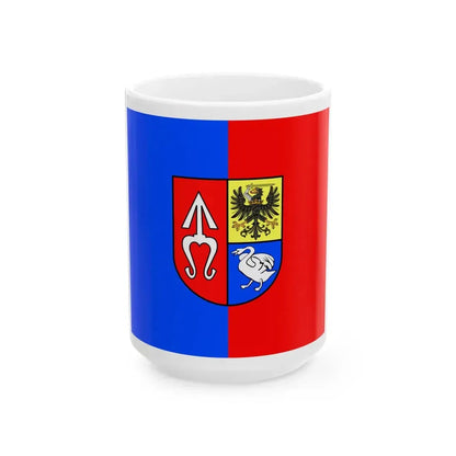 POL gmina Chlewiska flag (Poland) White Coffee Mug 15oz - Go Mug Yourself