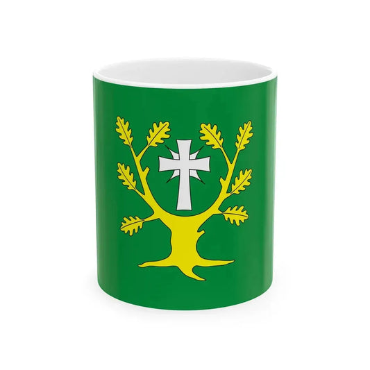 POL gmina Chodow flag (Poland) White Coffee Mug 11oz - Go Mug Yourself