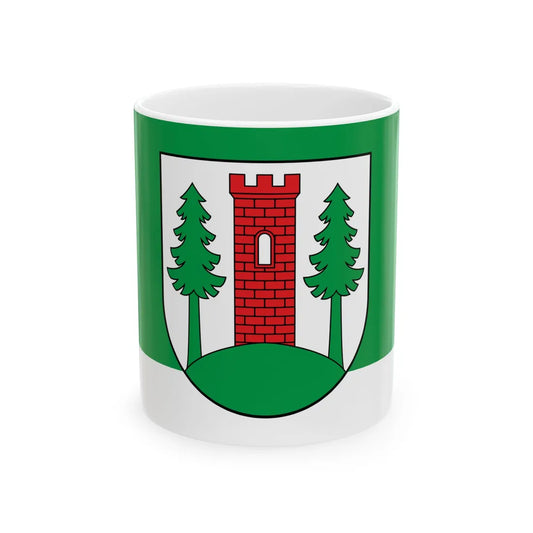 POL gmina Czarny Bor flag (Poland) White Coffee Mug 11oz - Go Mug Yourself