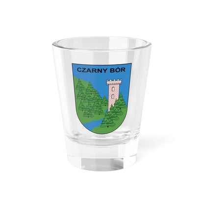POL gmina Czarny Bór COA old (Poland) (Coat of Arms) Shot Glass 1.5oz 1.5oz - Go Mug Yourself