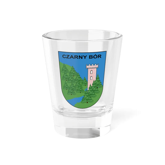 POL gmina Czarny Bór COA old (Poland) (Coat of Arms) Shot Glass 1.5oz 1.5oz - Go Mug Yourself