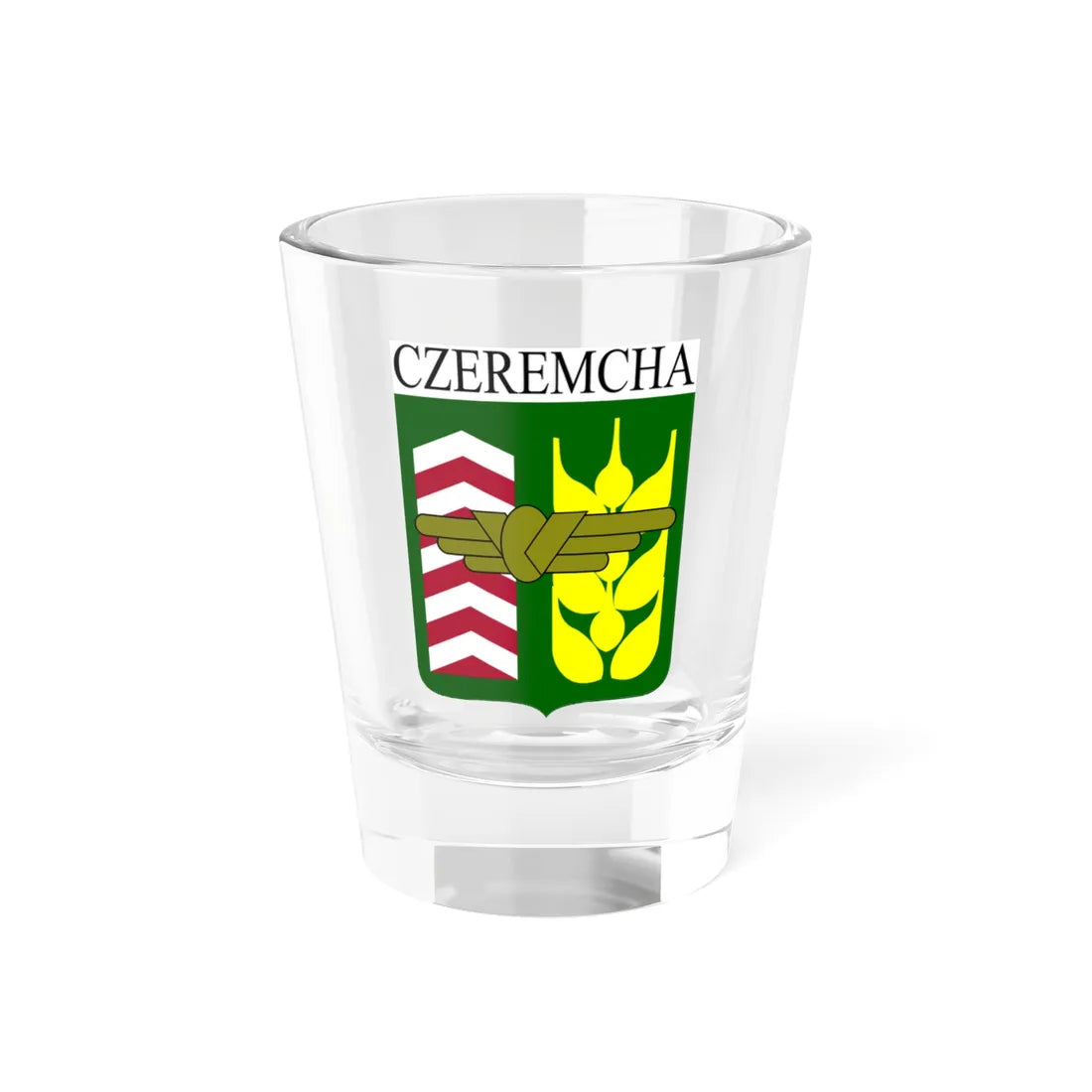 POL gmina Czeremcha COA (Poland) (Coat of Arms) Shot Glass 1.5oz 1.5oz - Go Mug Yourself