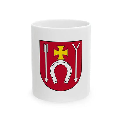 POL gmina Czerniewice flag (Poland) White Coffee Mug 11oz - Go Mug Yourself