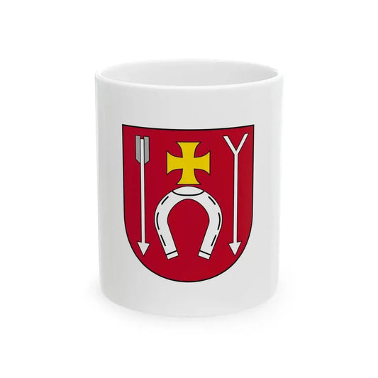 POL gmina Czerniewice flag (Poland) White Coffee Mug 11oz - Go Mug Yourself