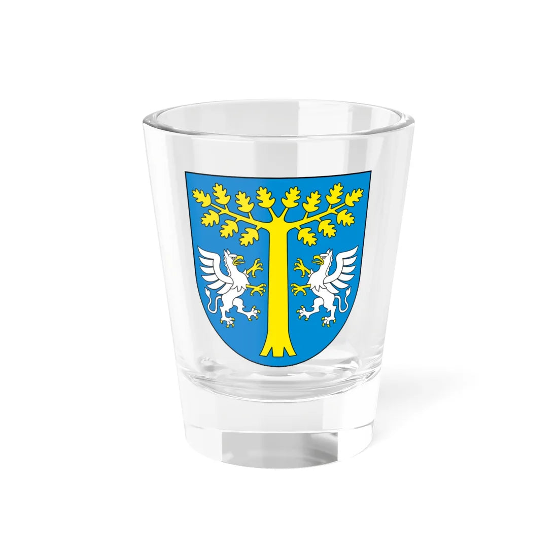 POL gmina Dębica COA (Poland) (Coat of Arms) Shot Glass 1.5oz 1.5oz - Go Mug Yourself