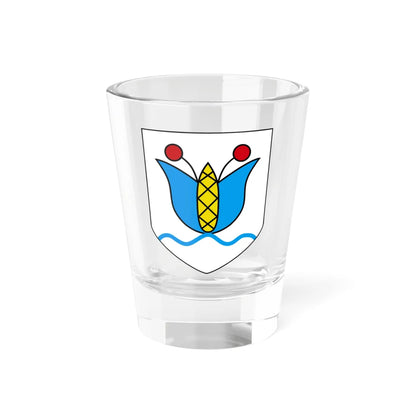 POL gmina Dębnica Kaszubska COA (Poland) (Coat of Arms) Shot Glass 1.5oz 1.5oz - Go Mug Yourself