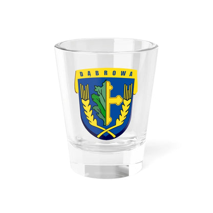 POL gmina Dąbrowa COA (Poland) (Coat of Arms) Shot Glass 1.5oz 1.5oz - Go Mug Yourself