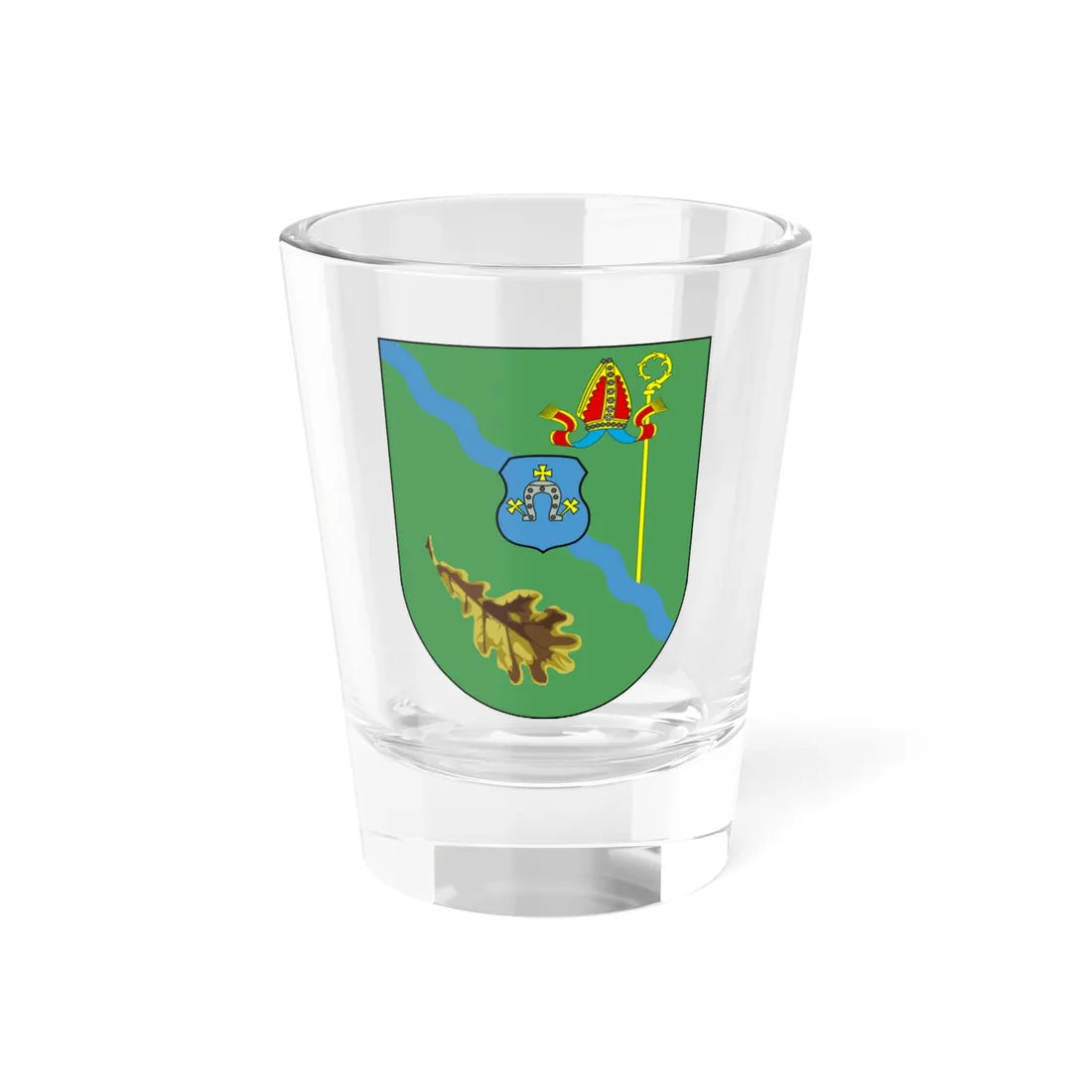 POL gmina Dąbrówka COA (Poland) (Coat of Arms) Shot Glass 1.5oz 1.5oz - Go Mug Yourself