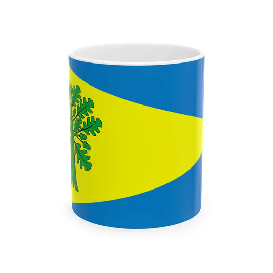 POL gmina Debowiec wojewodztwo slaskie flag (Poland) White Coffee Mug 11oz - Go Mug Yourself