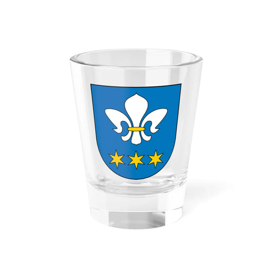 POL gmina Domaniewice COA (Poland) (Coat of Arms) Shot Glass 1.5oz 1.5oz - Go Mug Yourself