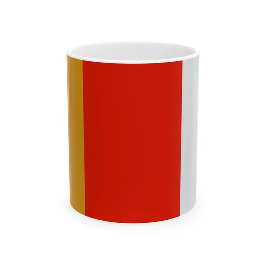 POL gmina Domaszowice flag 1996-2024 (Poland) White Coffee Mug 11oz - Go Mug Yourself