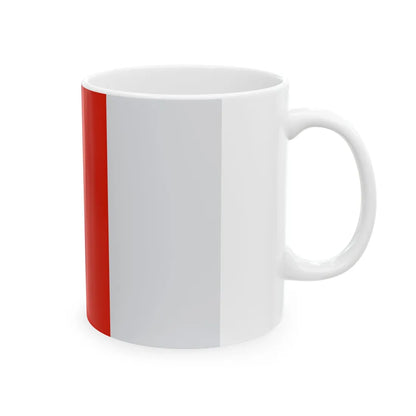 POL gmina Domaszowice flag 1996-2024 (Poland) White Coffee Mug - Go Mug Yourself