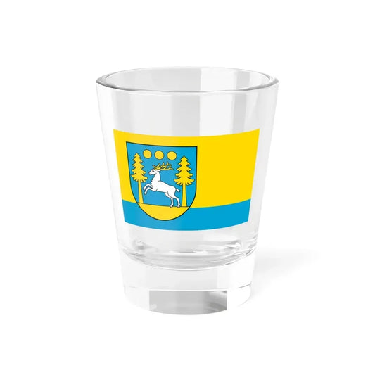 POL gmina Domaszowice flag (Poland) Shot Glass 1.5oz 1.5oz - Go Mug Yourself