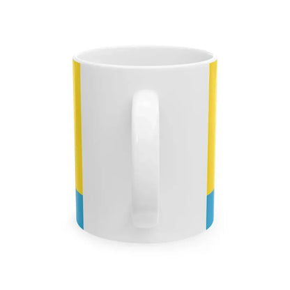 POL gmina Domaszowice flag (Poland) White Coffee Mug - Go Mug Yourself
