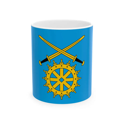 POL gmina Drzycim flag (Poland) White Coffee Mug 11oz - Go Mug Yourself