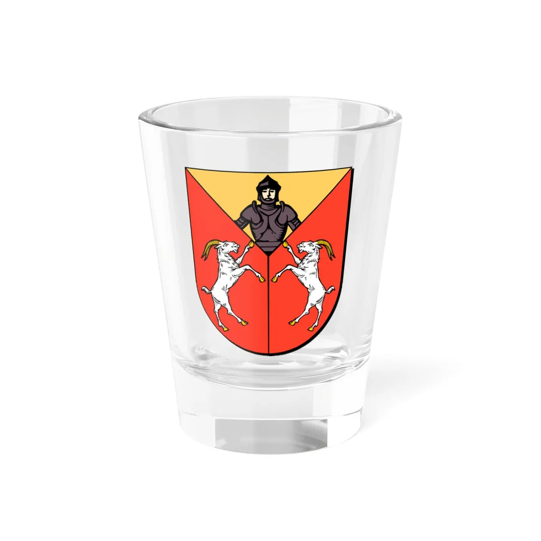 POL gmina Dwikozy COA (Poland) (Coat of Arms) Shot Glass 1.5oz 1.5oz - Go Mug Yourself