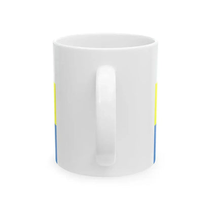 POL gmina Dziemiany flag (Poland) White Coffee Mug - Go Mug Yourself