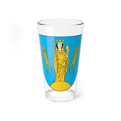 POL gmina Dzierżoniów COA (Poland) (Coat of Arms) Pint Glass 16oz 16oz - Go Mug Yourself