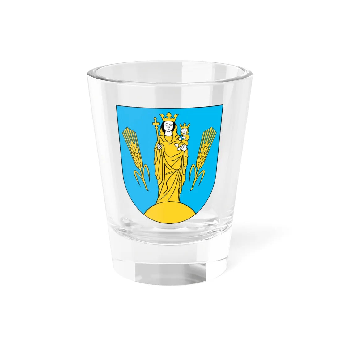 POL gmina Dzierżoniów COA (Poland) (Coat of Arms) Shot Glass 1.5oz 1.5oz - Go Mug Yourself