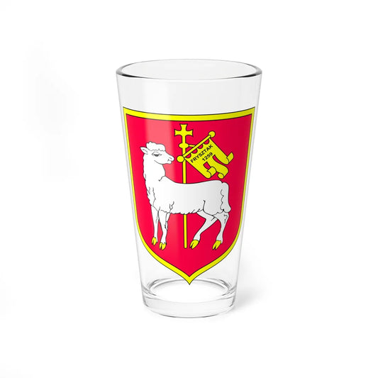 POL gmina Frysztak COA (Poland) (Coat of Arms) Pint Glass 16oz 16oz - Go Mug Yourself