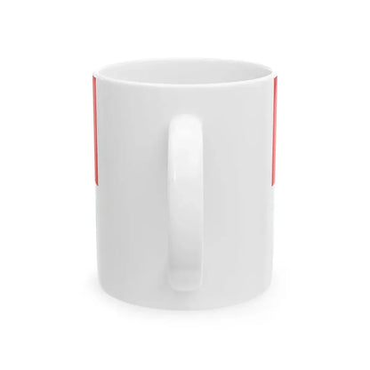 POL gmina Gasawa flag (Poland) White Coffee Mug - Go Mug Yourself