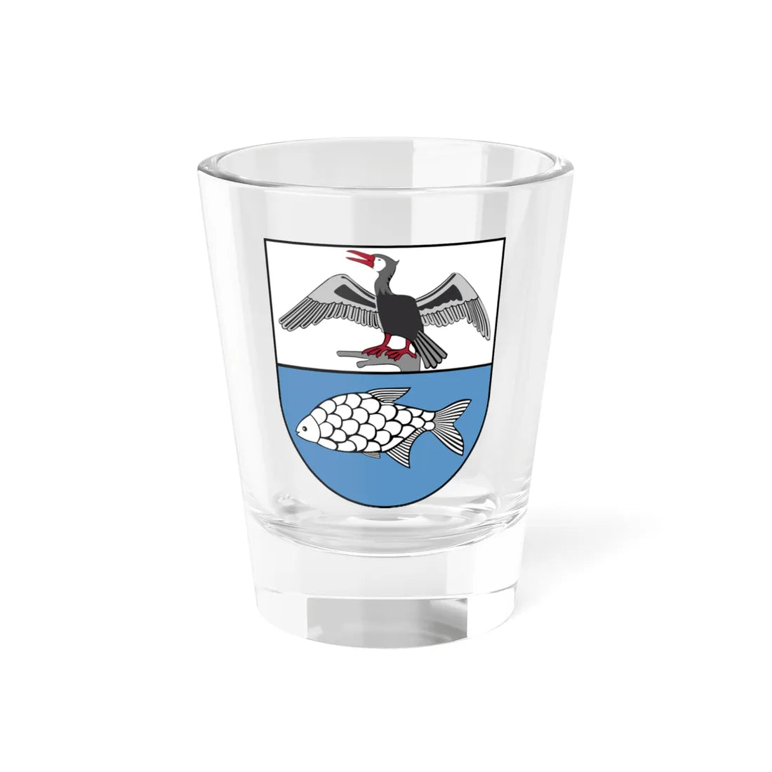POL gmina Giżycko COA (Poland) (Coat of Arms) Shot Glass 1.5oz 1.5oz - Go Mug Yourself