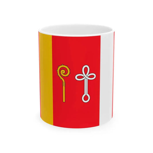 POL gmina Gniezno flag (Poland) White Coffee Mug 11oz - Go Mug Yourself