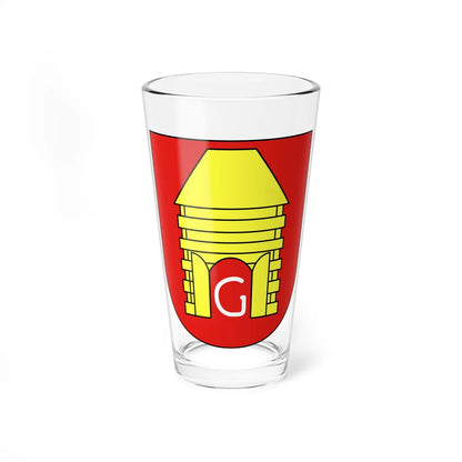 POL gmina Gościno COA (Poland) (Coat of Arms) Pint Glass 16oz 16oz - Go Mug Yourself