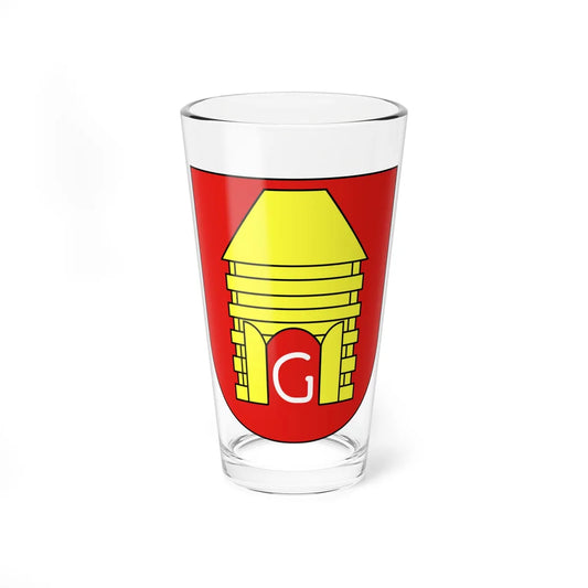 POL gmina Gościno COA (Poland) (Coat of Arms) Pint Glass 16oz 16oz - Go Mug Yourself