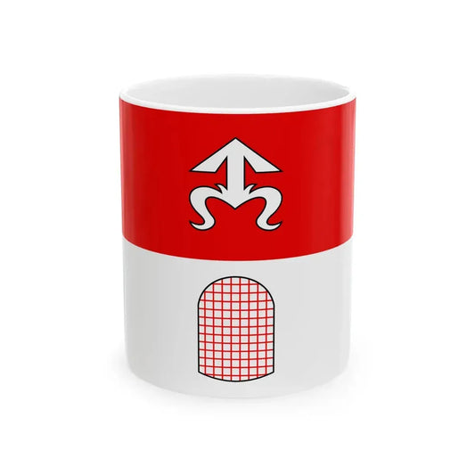 POL gmina Gorno flag (Poland) White Coffee Mug 11oz - Go Mug Yourself