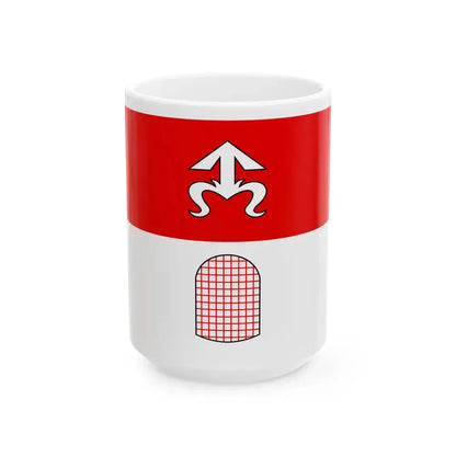 POL gmina Gorno flag (Poland) White Coffee Mug 15oz - Go Mug Yourself