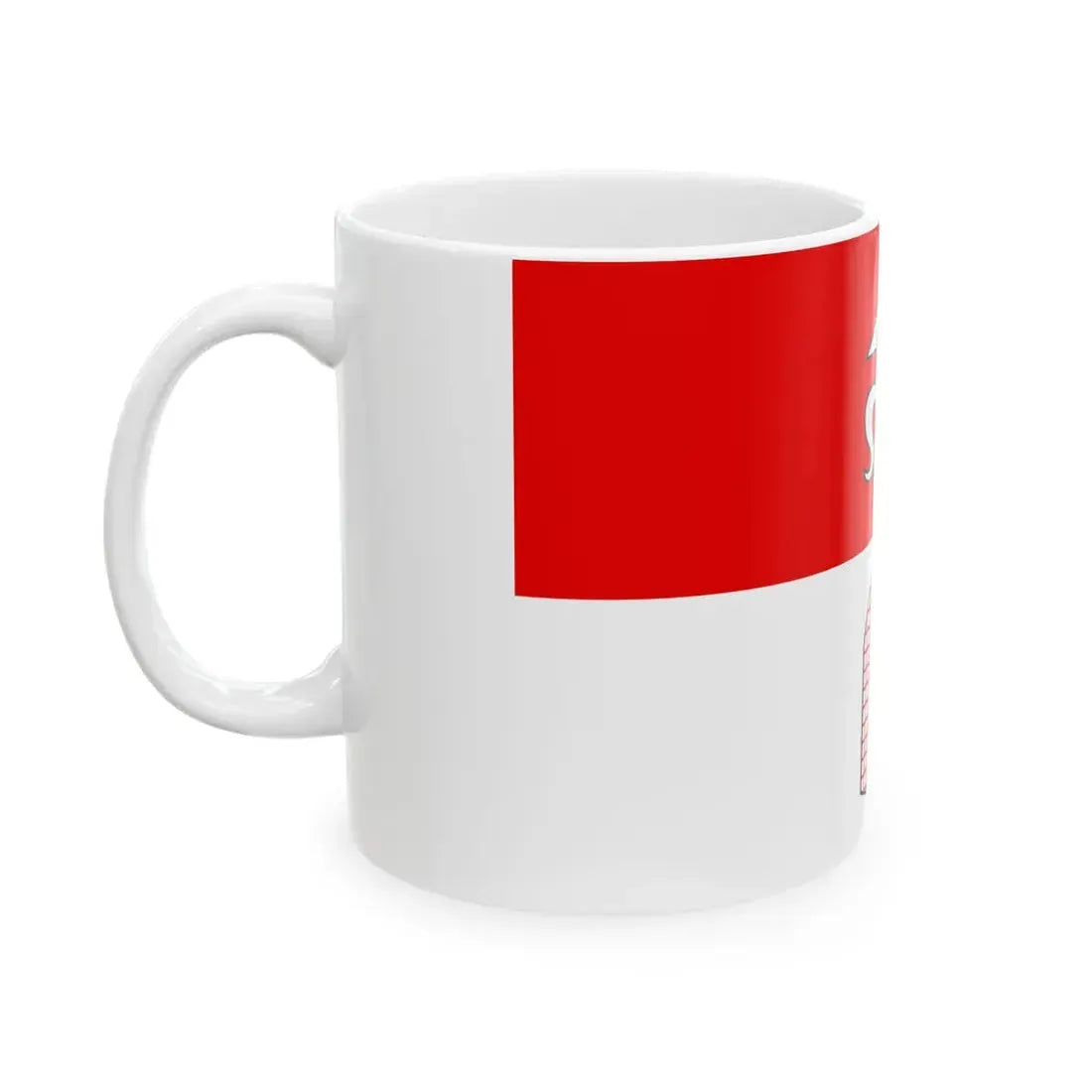 POL gmina Gorno flag (Poland) White Coffee Mug - Go Mug Yourself