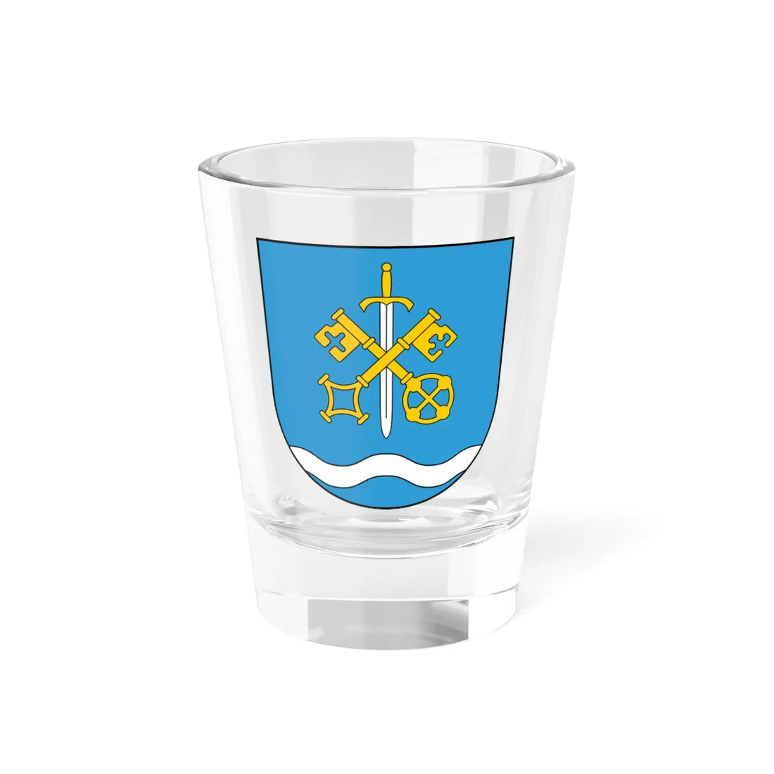 POL gmina Gromnik COA (Poland) (Coat of Arms) Shot Glass 1.5oz 1.5oz - Go Mug Yourself