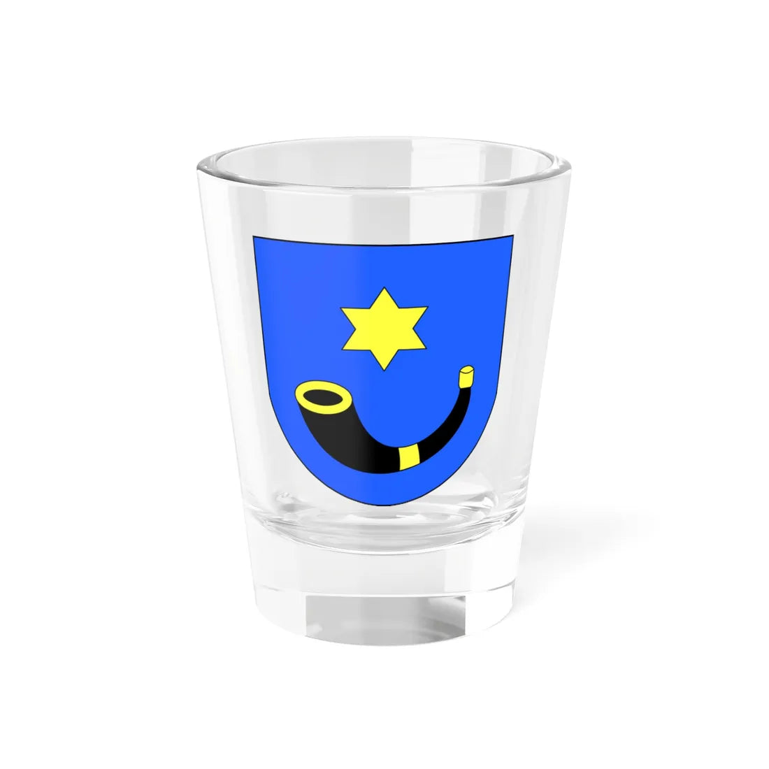 POL gmina Hażlach COA (Poland) (Coat of Arms) Shot Glass 1.5oz 1.5oz - Go Mug Yourself
