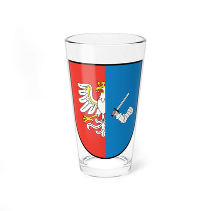 POL gmina Hanna COA (Poland) (Coat of Arms) Pint Glass 16oz 16oz - Go Mug Yourself