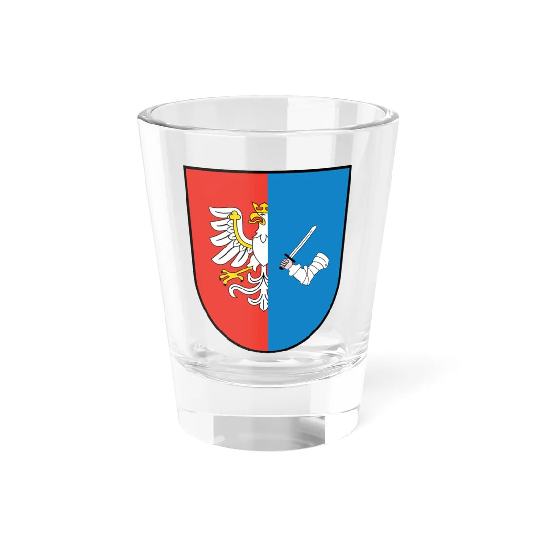 POL gmina Hanna COA (Poland) (Coat of Arms) Shot Glass 1.5oz 1.5oz - Go Mug Yourself