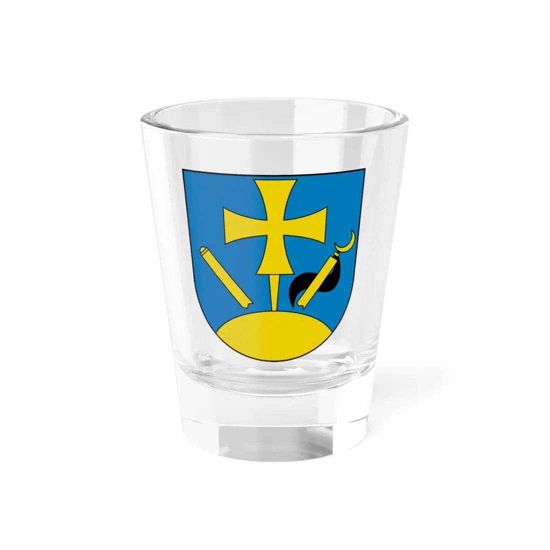 POL gmina Hyżne COA (Poland) (Coat of Arms) Shot Glass 1.5oz 1.5oz - Go Mug Yourself
