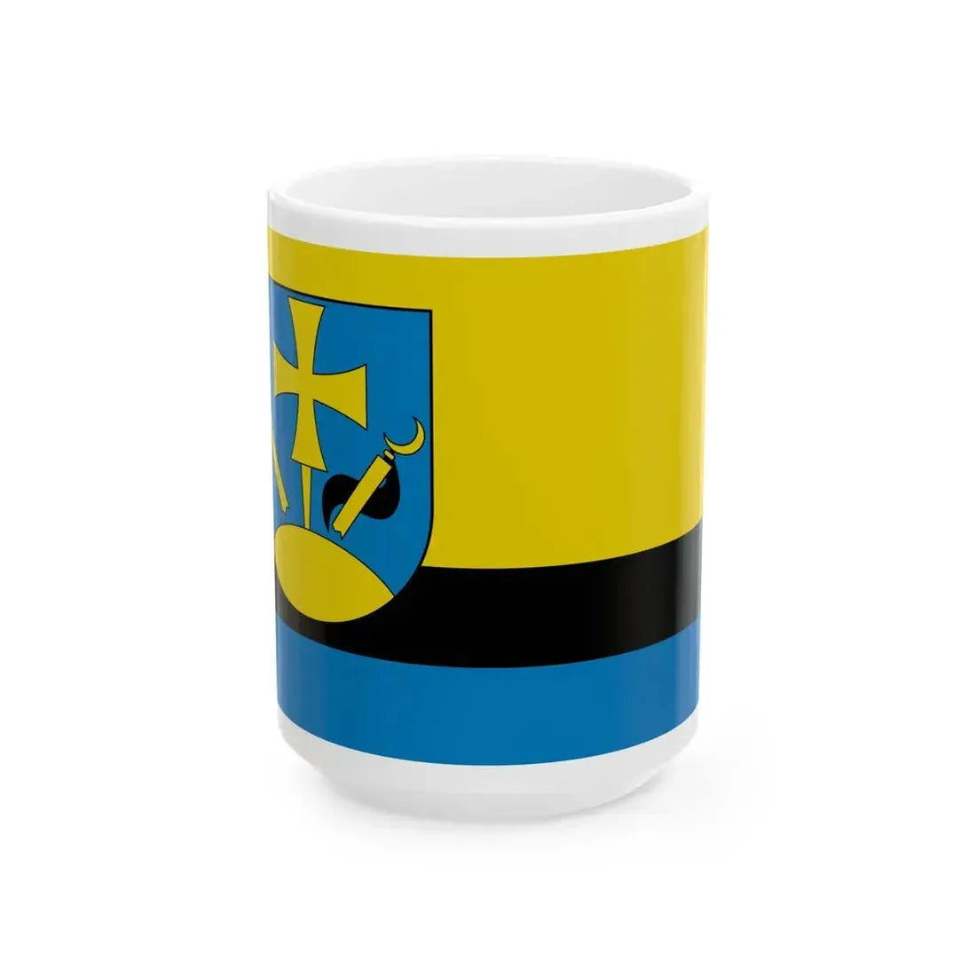 POL gmina Hyzne flag (Poland) White Coffee Mug 15oz - Go Mug Yourself
