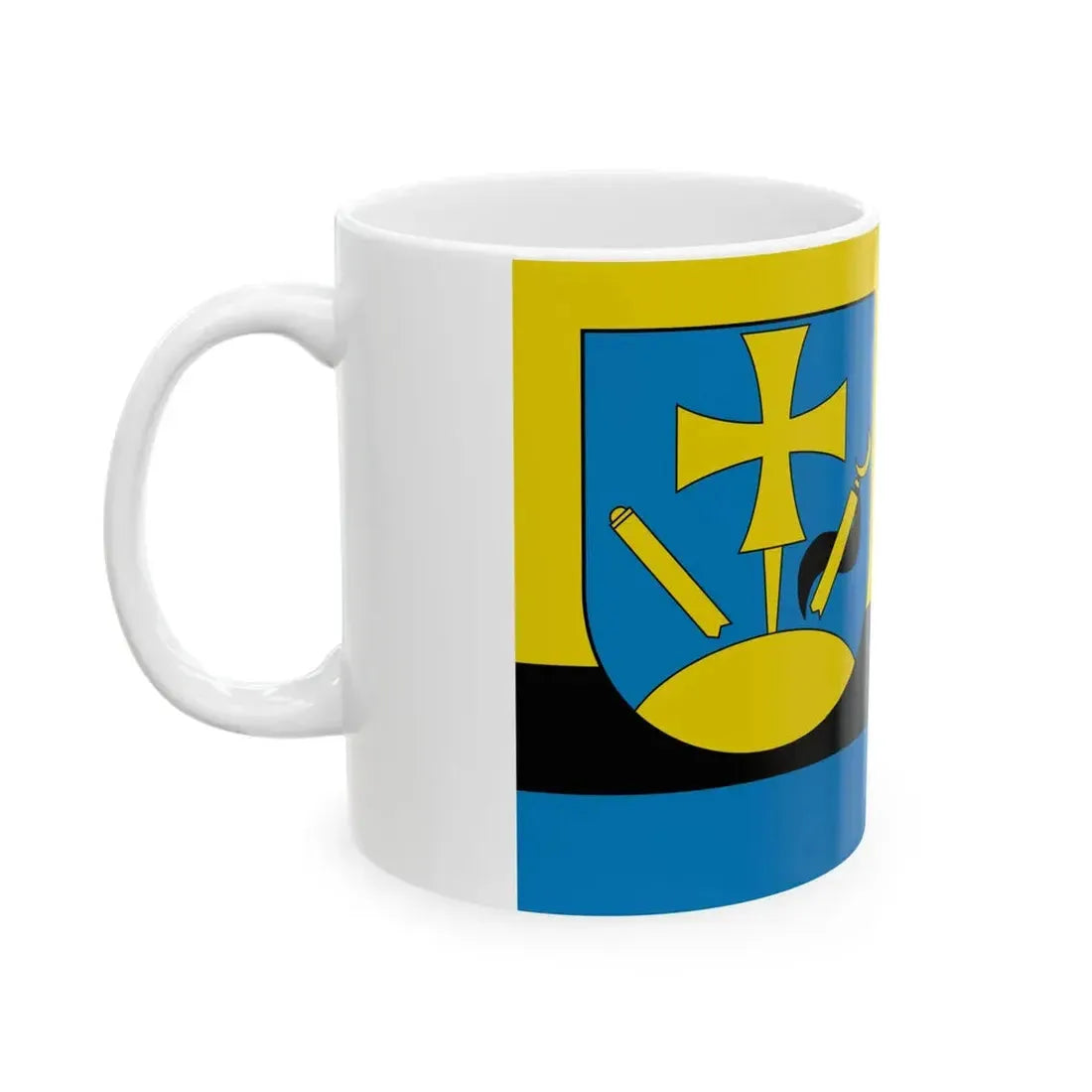 POL gmina Hyzne flag (Poland) White Coffee Mug - Go Mug Yourself