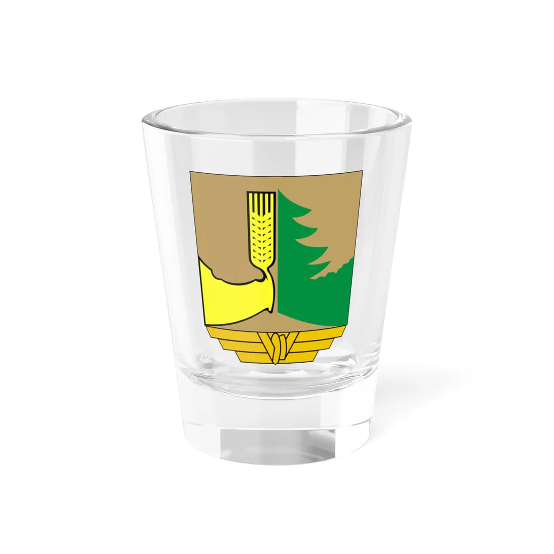 POL gmina Iłowo-Osada COA (Poland) (Coat of Arms) Shot Glass 1.5oz 1.5oz - Go Mug Yourself