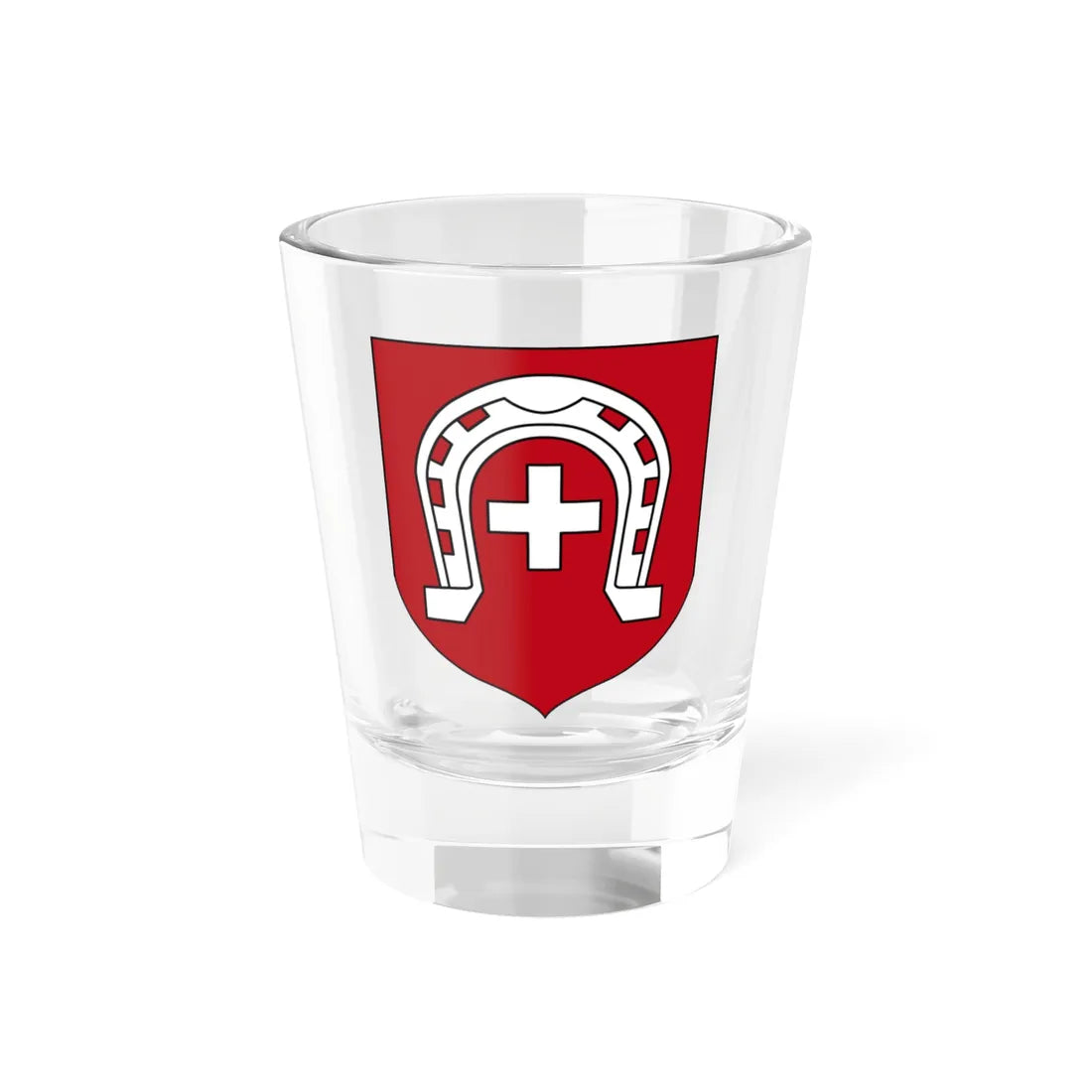 POL gmina Iwaniska COA (Poland) (Coat of Arms) Shot Glass 1.5oz 1.5oz - Go Mug Yourself