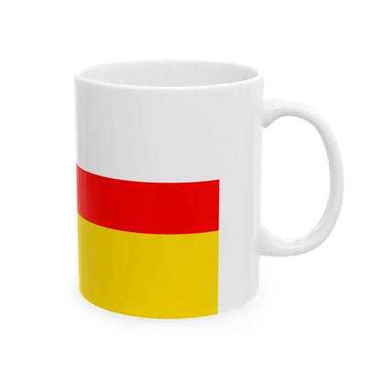 POL gmina Izabelin flag (Poland) White Coffee Mug - Go Mug Yourself