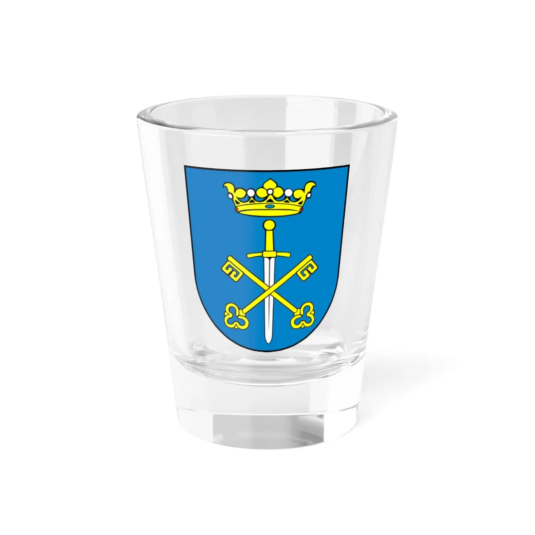 POL gmina Jasło COA alt (Poland) (Coat of Arms) Shot Glass 1.5oz 1.5oz - Go Mug Yourself