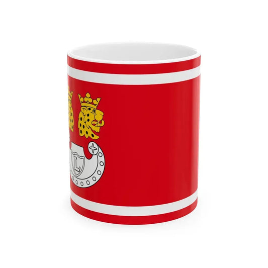 POL gmina Jastkow flag (Poland) White Coffee Mug 11oz - Go Mug Yourself