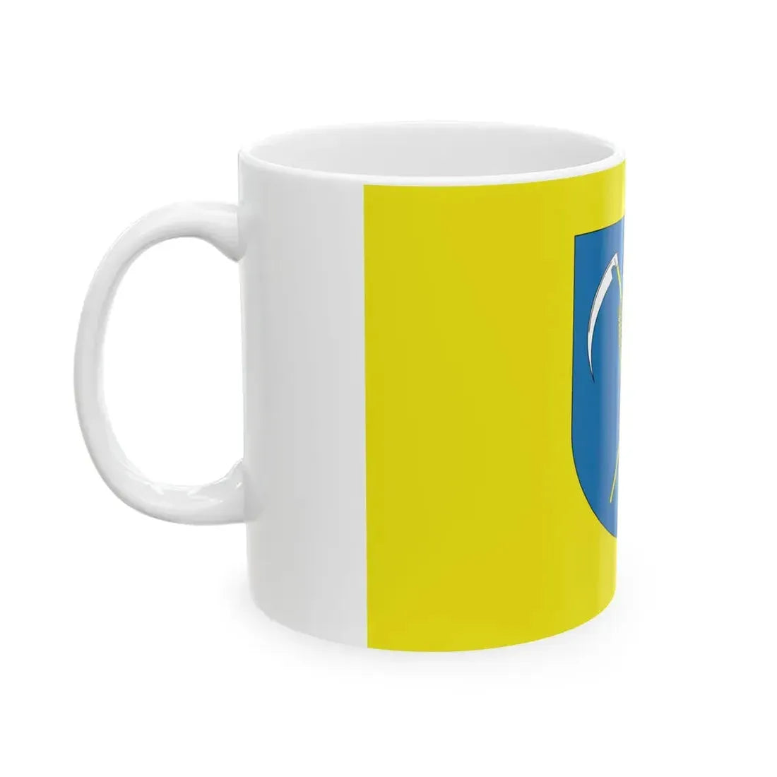 POL gmina Jaworze flag (Poland) White Coffee Mug - Go Mug Yourself