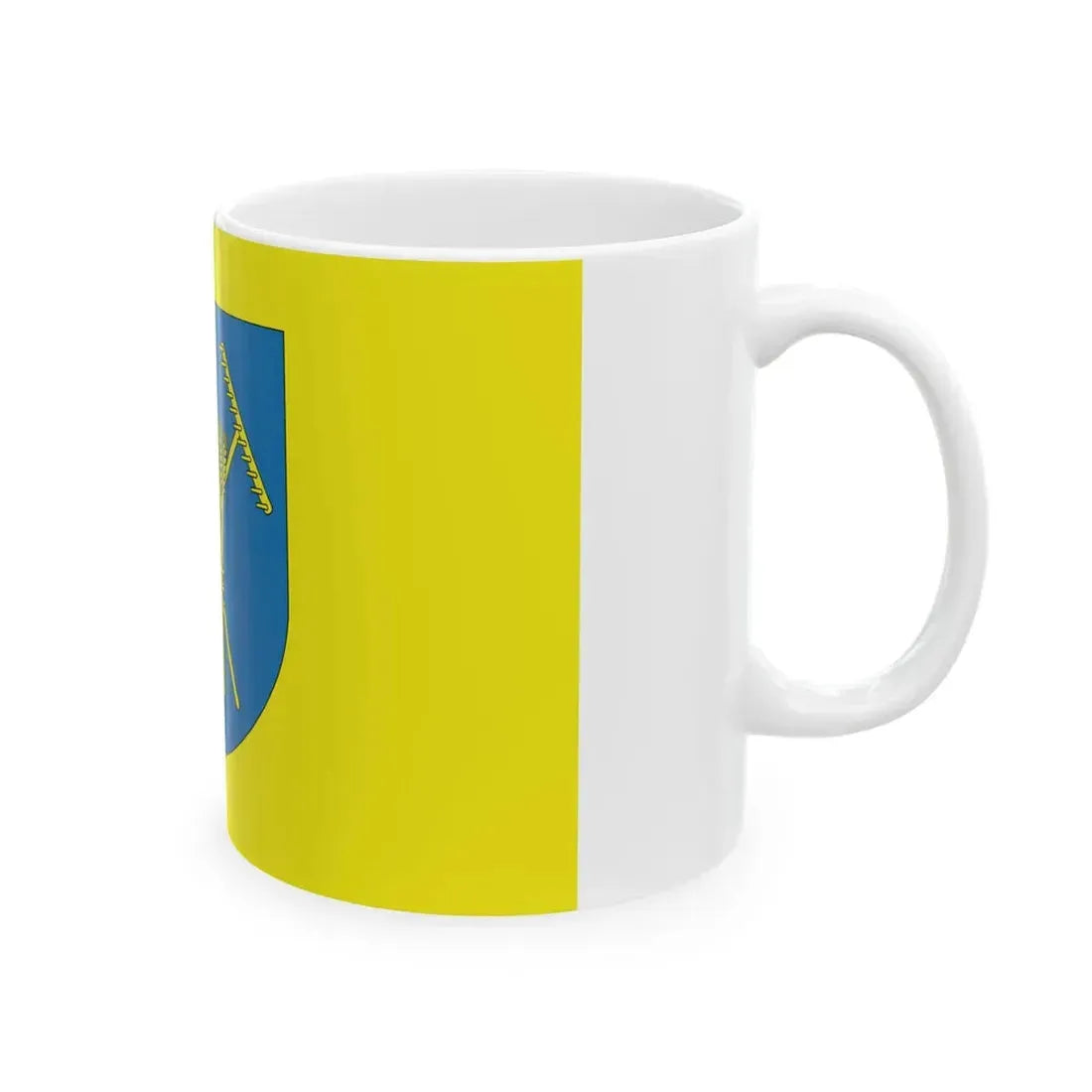 POL gmina Jaworze flag (Poland) White Coffee Mug - Go Mug Yourself