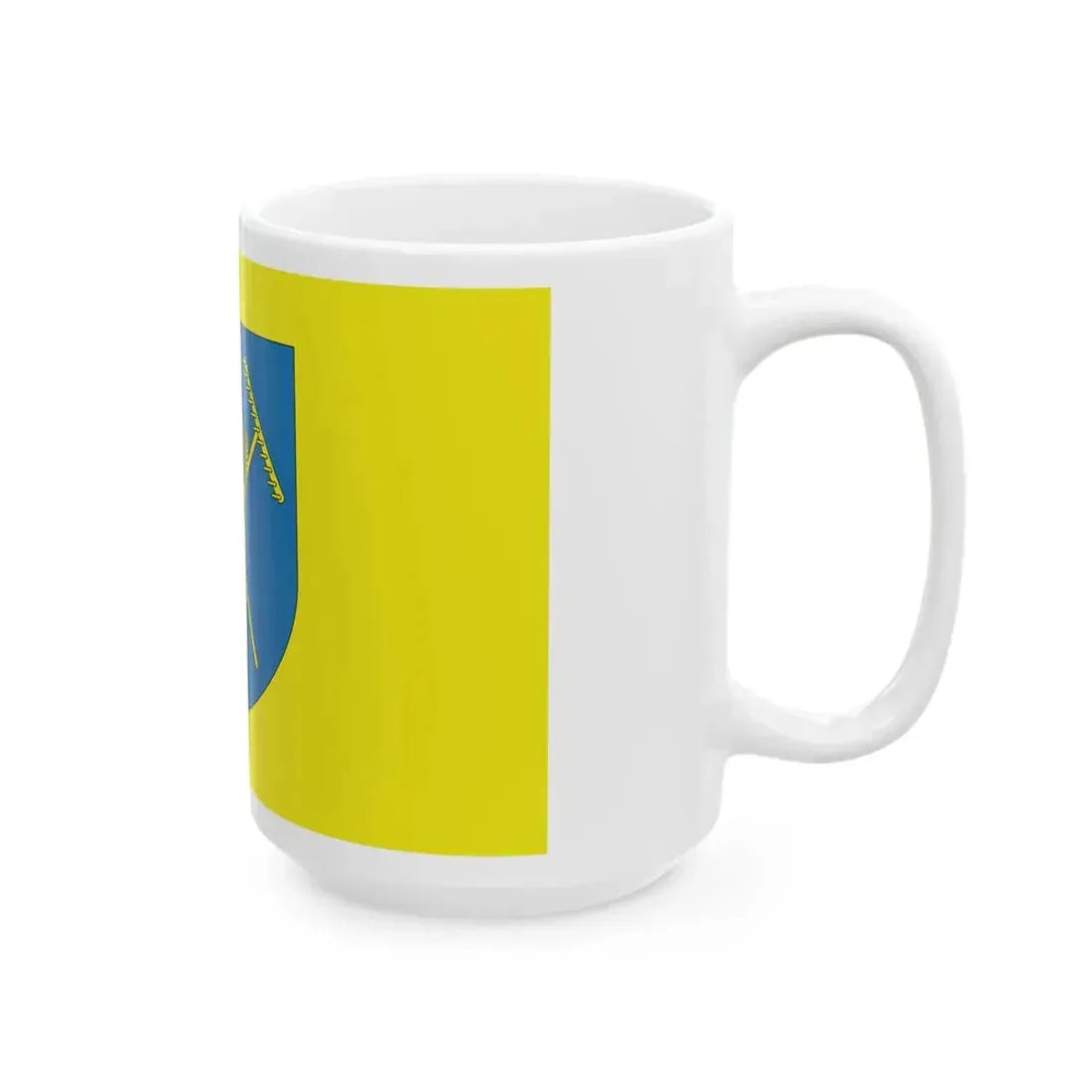 POL gmina Jaworze flag (Poland) White Coffee Mug - Go Mug Yourself