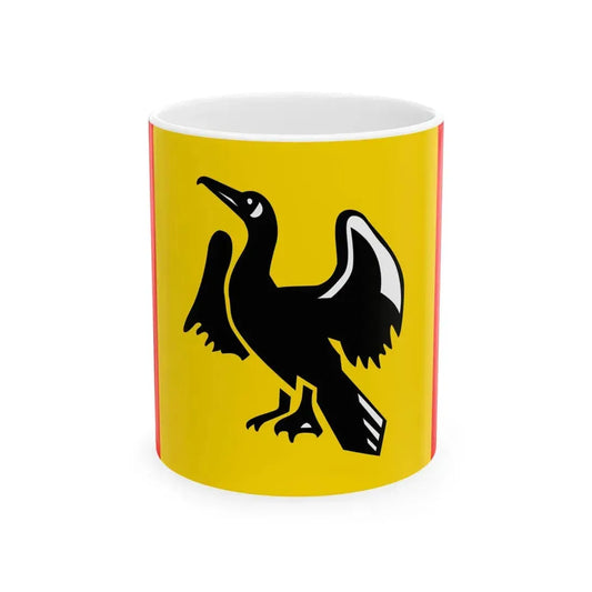 POL gmina Jedwabno flag (Poland) White Coffee Mug 11oz - Go Mug Yourself
