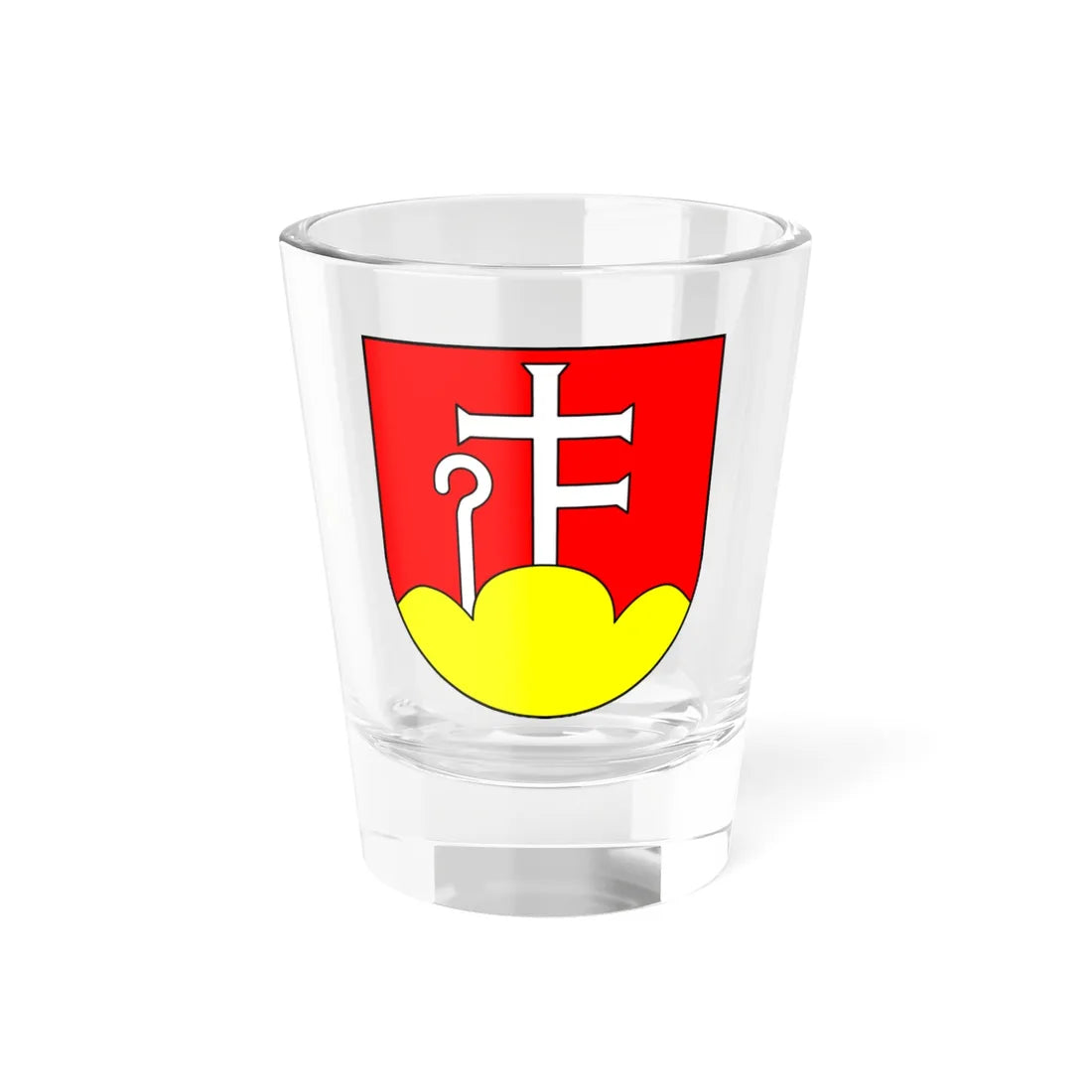 POL gmina Jerzmanowice-Przeginia COA (Poland) (Coat of Arms) Shot Glass 1.5oz 1.5oz - Go Mug Yourself