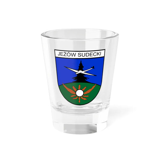 POL gmina Jeżów Sudecki COA (Poland) (Coat of Arms) Shot Glass 1.5oz 1.5oz - Go Mug Yourself